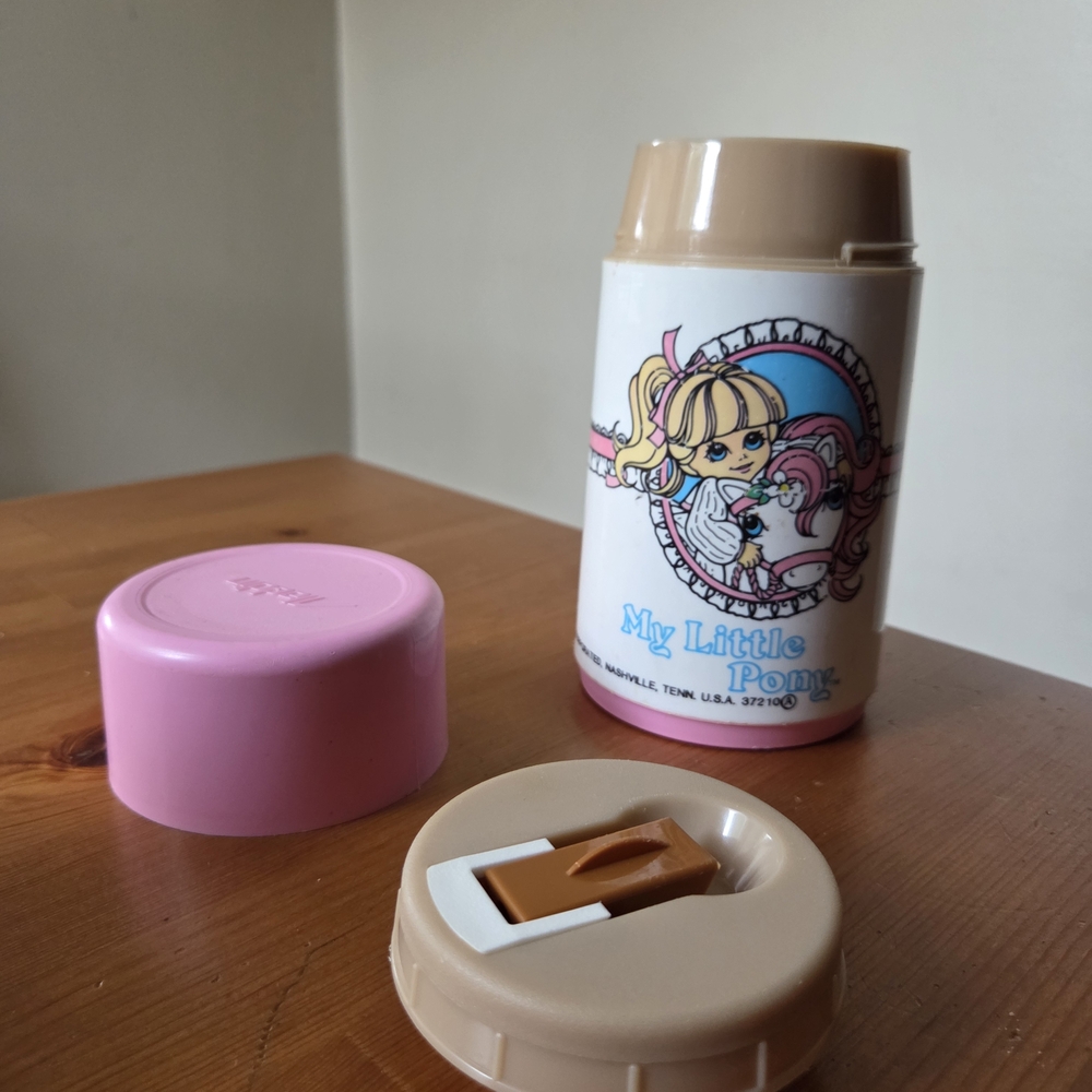 Vintage 1986 Hasbro My Little Pony Thermos Aladdin Inc #A9